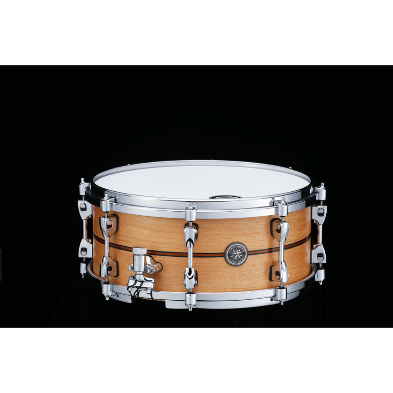TAMA Starphonic Spruce 14x6 Snare Drum Satin Natural — view 2