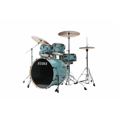 TAMA Imperialstar 5-Piece Drum Kit with 22" Bass Drum - Sky Blue Mist — view 3