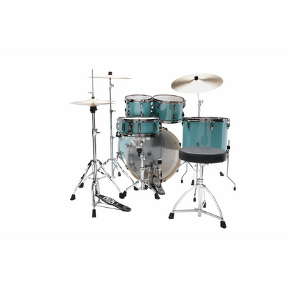 TAMA Imperialstar 5-Piece Drum Kit with 22" Bass Drum - Sky Blue Mist — view 2