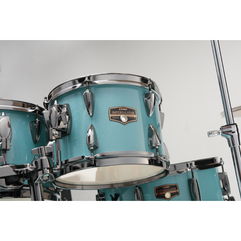 TAMA Imperialstar 5-Piece Drum Kit with 22" Bass Drum - Sky Blue Mist — view 6