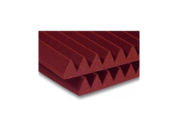 Auralex : 2" Studiofoam Wedge 2' x 2' Panels - Burgundy x 12