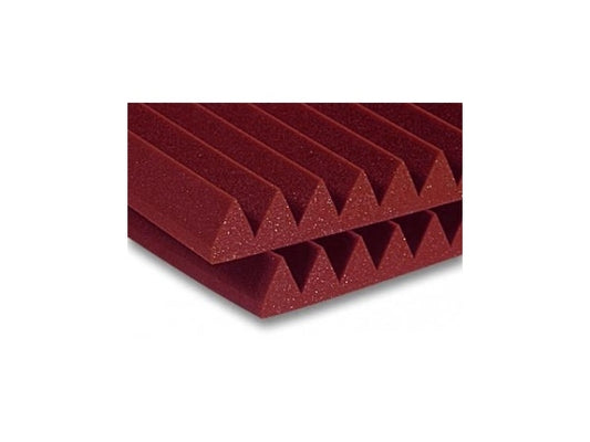 Auralex : 2" Studiofoam Wedge 2' x 2' Panels - Burgundy x 12