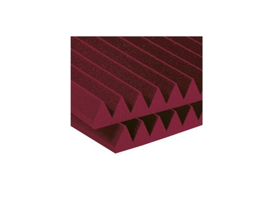 Auralex : 2" Studiofoam Wedge 2' x 4' Panels - Burgundy x 12