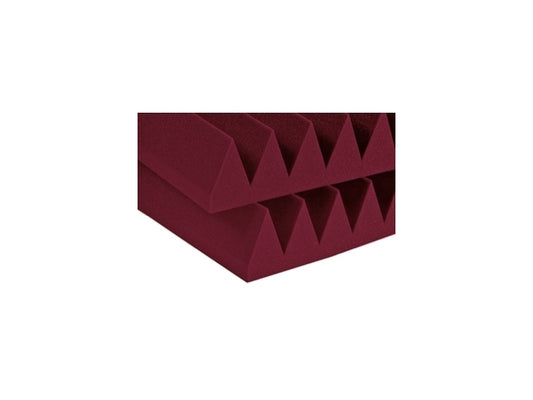 Auralex : 4" Studiofoam Wedge 2' x 2' Panels - Burgundy x 6