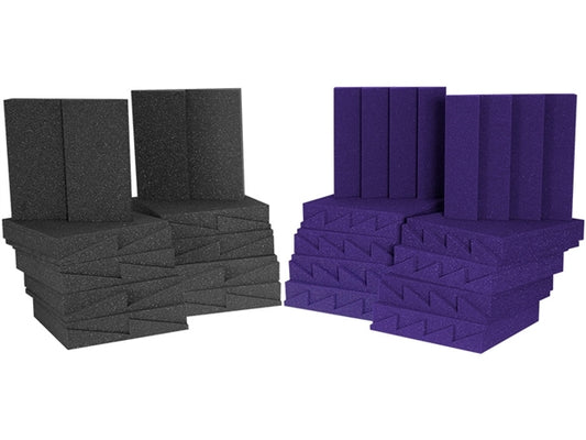 Auralex : D36 Room Kit: Charcoal + Purple x 36 Panels