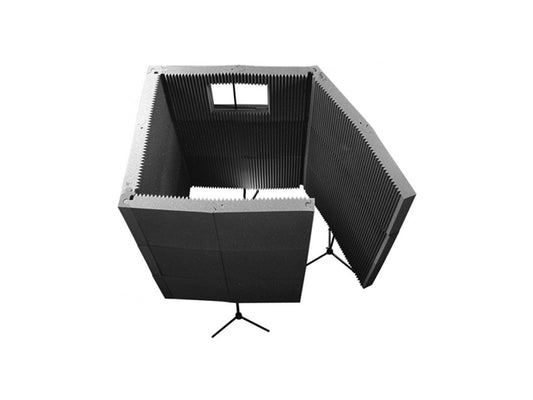 Auralex : MAX-Wall 1141: 4-Wall Isolation Booth - Charcoal