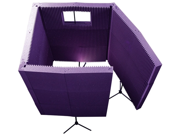 Auralex : MAX-Wall 1141: 4-Wall Isolation Booth - Purple