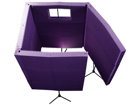 Auralex : MAX-Wall 1141: 4-Wall Isolation Booth - Purple