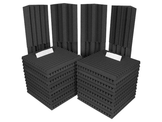 Auralex : Project2Kit: 24 x Panels 8 x Bass Traps - Charcoal/Charcoal
