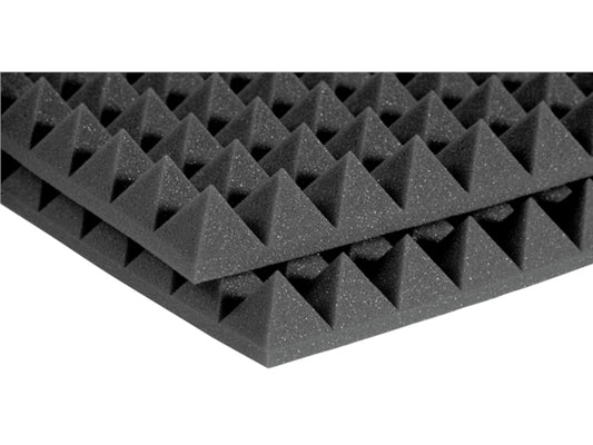 Auralex : 2" SF Pyramid 2' x 2' Panels - Charcoal x 2