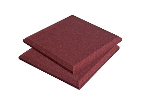 Auralex : 2" SonoFlat 2' x 2' Panels - Burgundy x 16