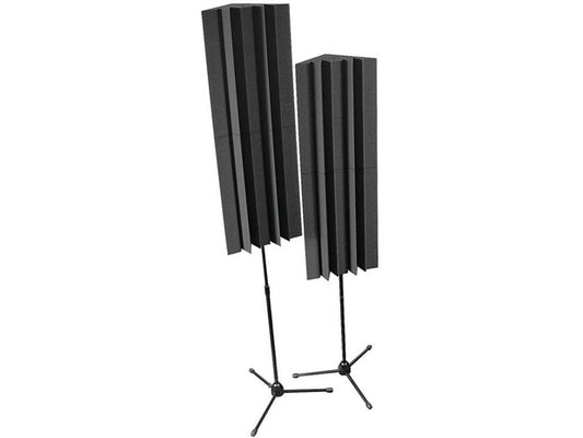 Auralex : Mounted LENRD Bass traps x 4 (2 stands) - Charcoal