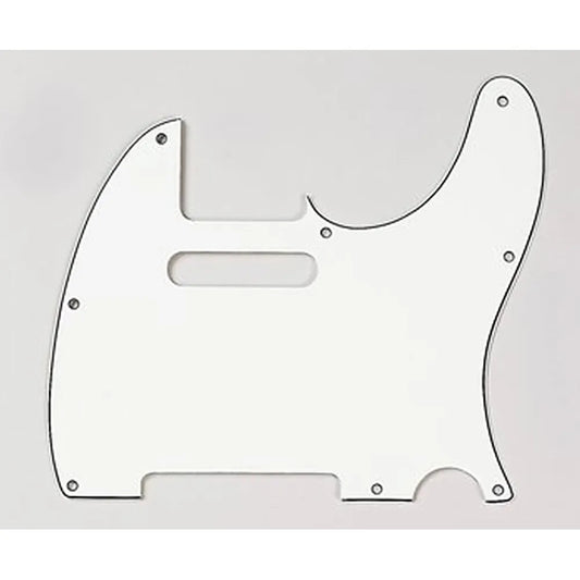Pickboy T-type 1Ply White Electric Guitar Pickguard