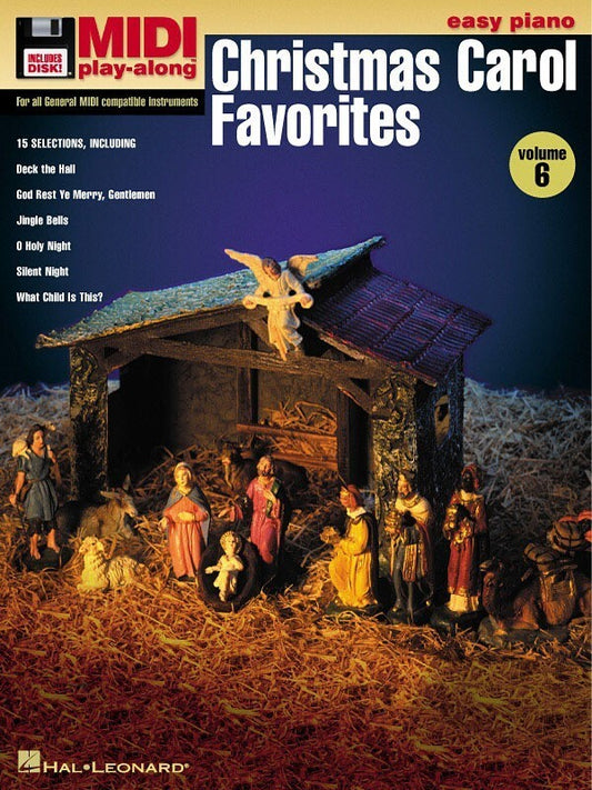 Christmas Carol Favorites Midi Play Along Easy Piano