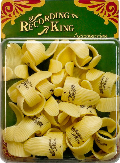 Recording King Large Ivoroid Finger Picks Pack of 30