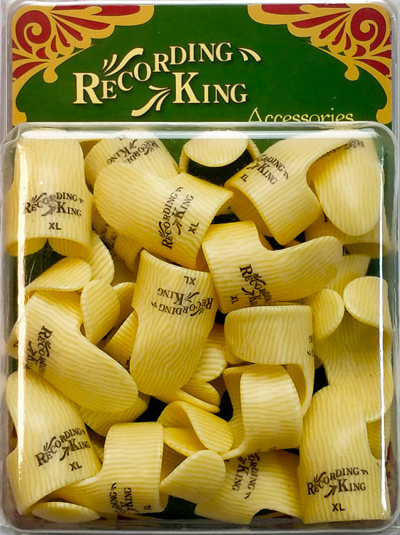 Recording King Extra-Large Ivoroid Finger Picks Pack of 30