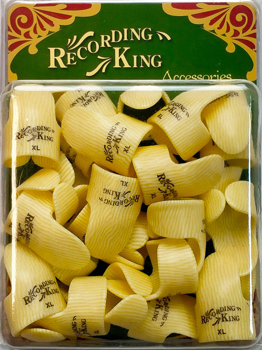 Recording King Extra-Large Ivoroid Finger Picks Pack of 30