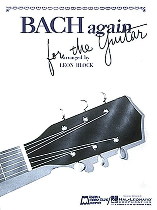 Bach Again For Guitar Arr Block