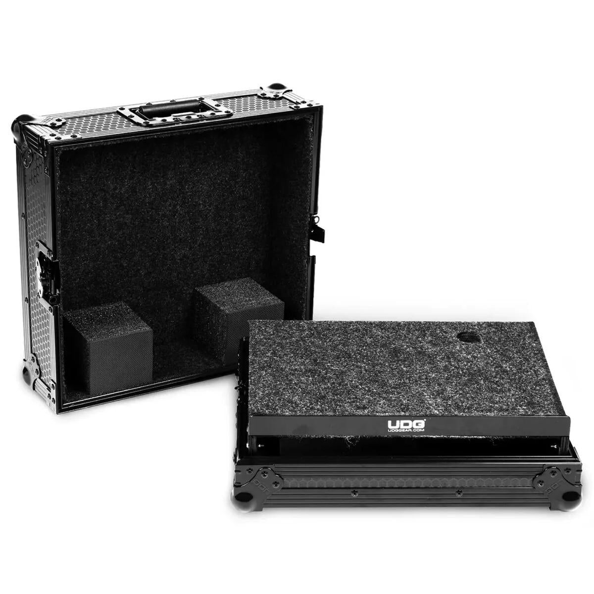 UDG Ultimate Flight Case for Ableton Push 3 - Black, Heavy-Duty Plywood, EVA Foam Padding, Roller Wheels, Dimensions 89x53x23cm — view 3