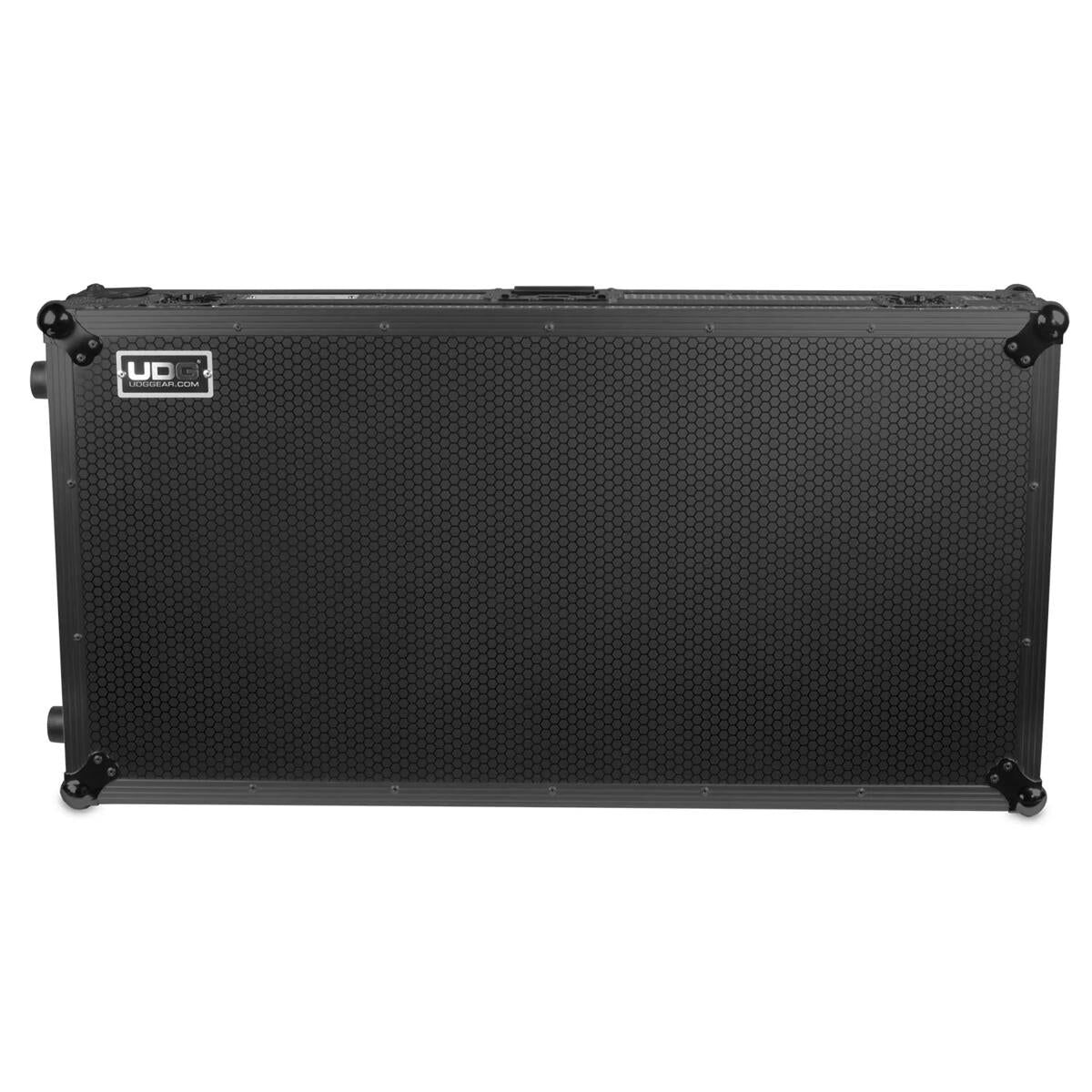 UDG Ultimate Flight Case Set for Pioneer PLX-CRSS12 & 10"/12" Mixer with Laptop Shelf and Wheels, Black — view 2