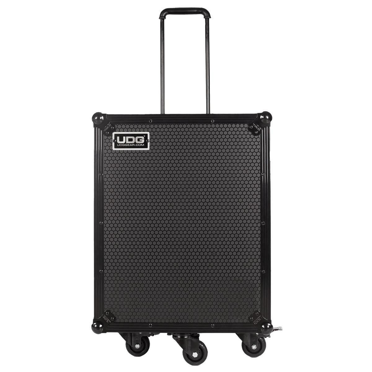 UDG U91101BL Ultimate Flight Case for 4 CDJ/Mixer in Black with Trolley & Spinner Wheels — view 2
