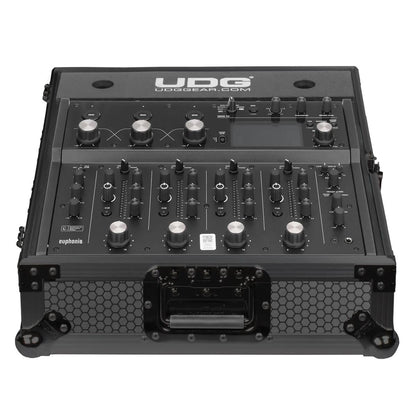 UDG Ultimate Flight Case for AlphaTheta Euphonia, Black, 9mm Plywood, Heavy-Duty, EVA Foam Padding, 50x45.8x22.3 cm, 9.7 kg