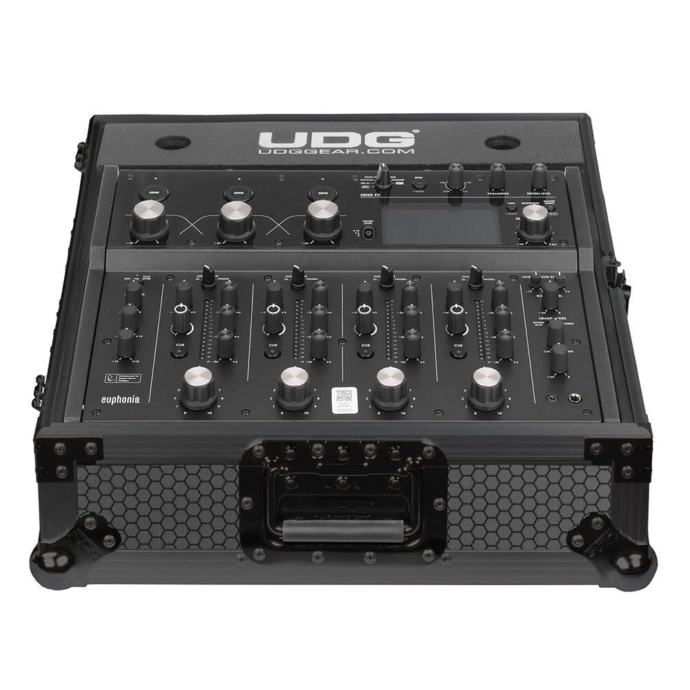UDG Ultimate Flight Case for AlphaTheta Euphonia, Black, 9mm Plywood, Heavy-Duty, EVA Foam Padding, 50x45.8x22.3 cm, 9.7 kg — view 4