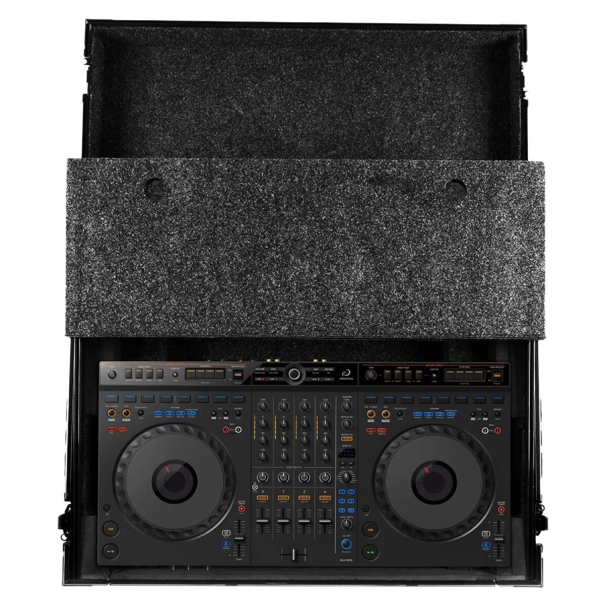 UDG Ultimate Flight Case for AlphaTheta DDJ-GRV6 with Laptop Shelf Black (UDG-U91104BL) — view 2