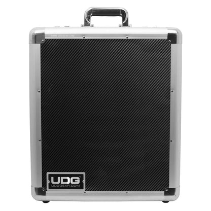 UDG Ultimate Pick Foam Carbon Flight Case Multi Format M - Silver with Pick & Pluck Foam for DJ Gear, Lightweight Aluminum, Customizable Compartments — view 2
