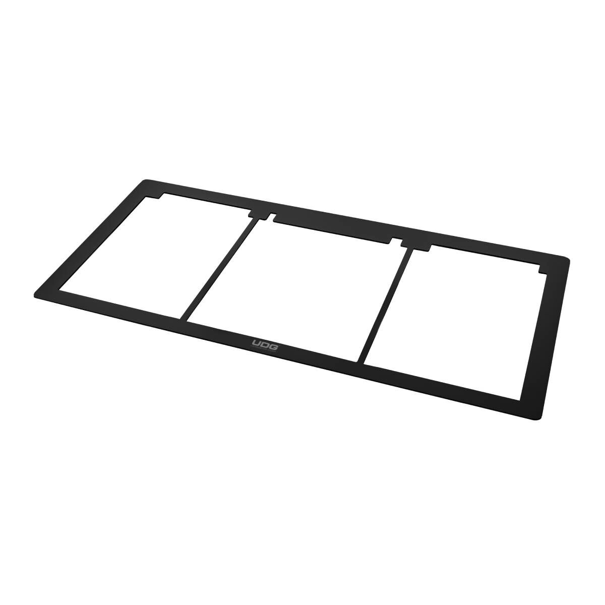 UDG Ultimate Faceplate for Pioneer DJ CDJ-3000/DJM-A9 - Black, Acrylic, Glossy Finish, Compatible with UDG DJ Podium Workstation