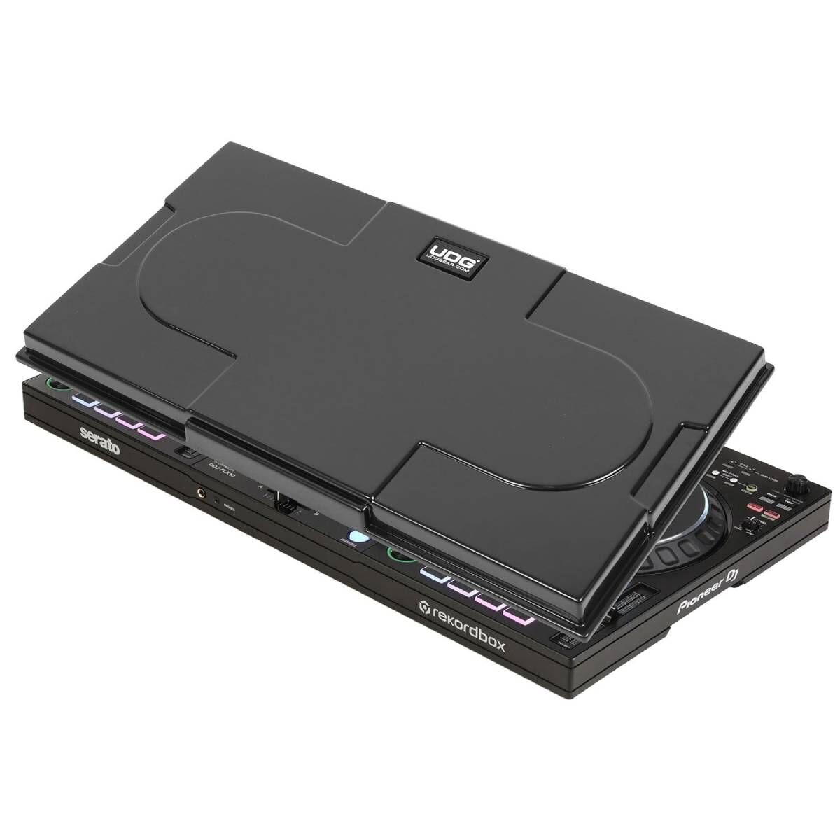 UDG U94116BL Pro-Deck Cover for Pioneer DDJ-FLX10, Black, Durable ABS, Custom-Fit, High-Gloss Finish, Lightweight, Travel-Ready — view 2
