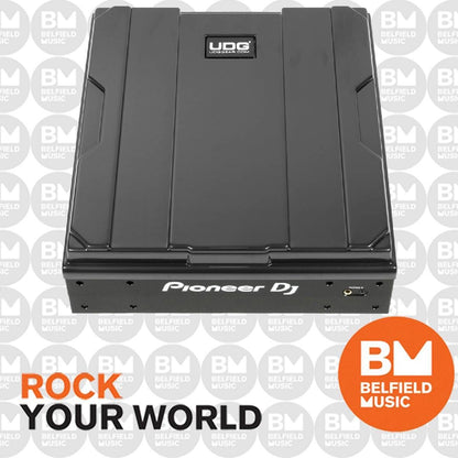 UDG Ultimate Pro-Deck Cover for Pioneer DJM-A9, Black, Durable ABS, Custom-Fit Protection, Lightweight, High-Gloss Finish — view 6