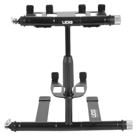 UDG U96113BL Ultimate DIGI Adjustable Laptop Stand with Swivel Tray, Black
