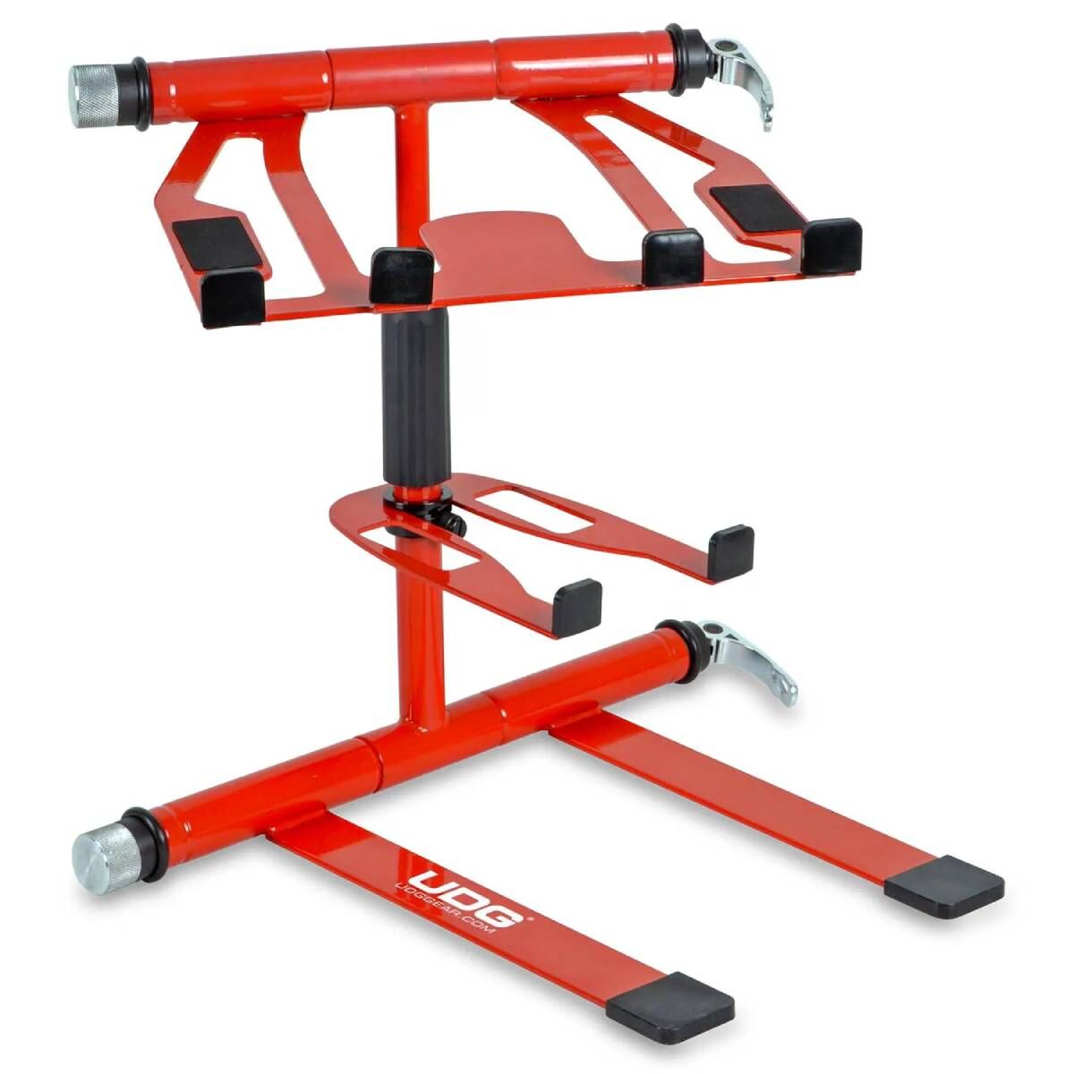 UDG U96113RD Ultimate DIGI Laptop Stand - Red, Adjustable Height, 360-Degree Swivel, Anti-Slip, Portable, Fits 13"-18" Devices — view 3
