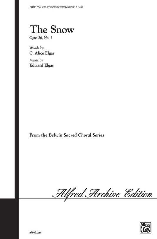 Snowthe SSA Choral Sheet Music