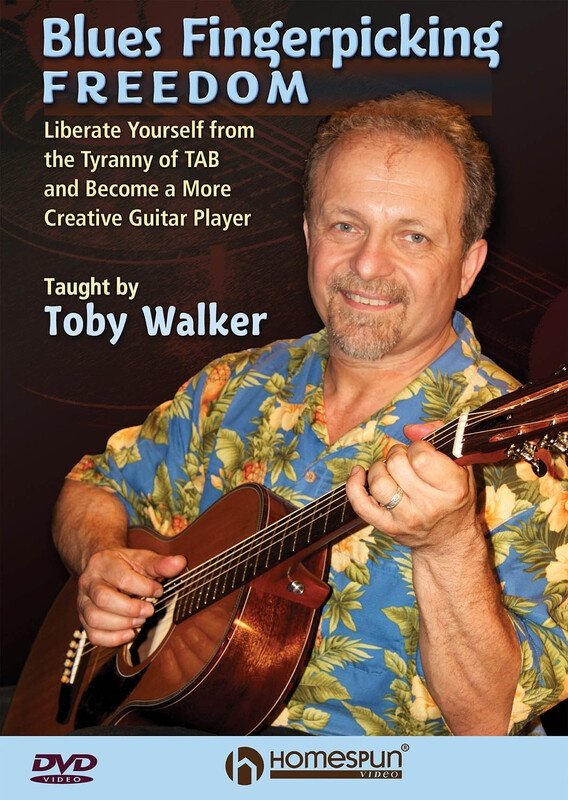 Blues Fingerpicking Freedom — Guitar TAB DVD (Homespun)