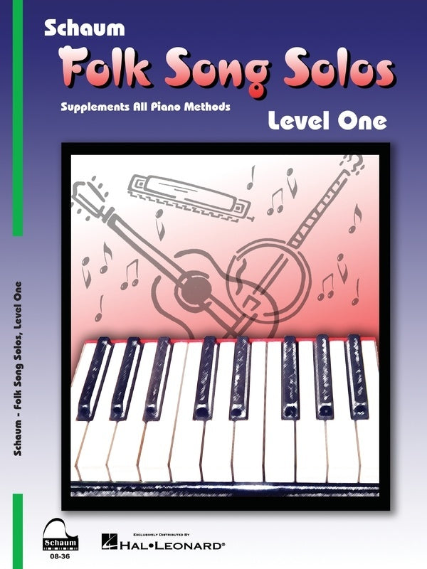 Schaum Folk Song Solos Lev 1 Piano Softcover Book (Piano)