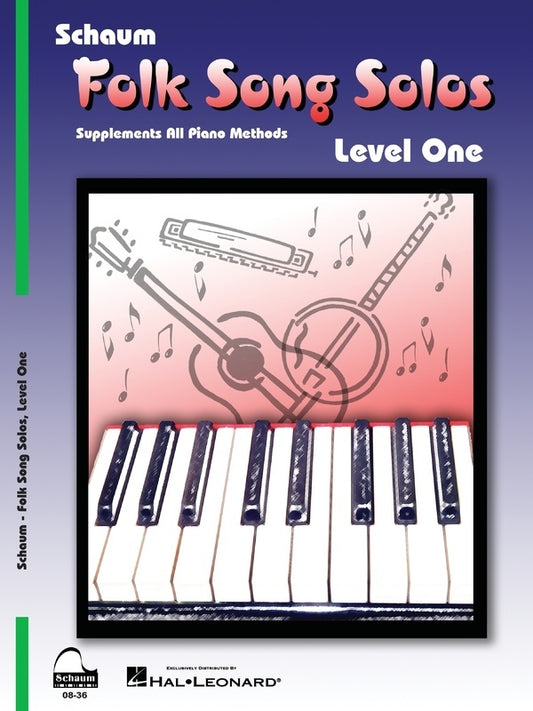Schaum Folk Song Solos Lev 1 Piano Softcover Book (Piano)