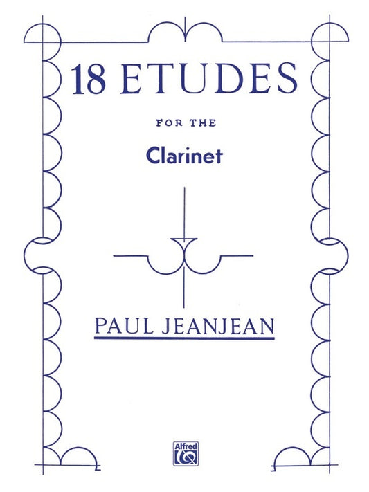18 Etudes for Clarinet - Piano Sheet Music