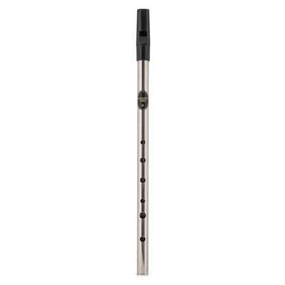 Feadog Nickel Pro D Whistle Pack with Instructions and Fingering Chart