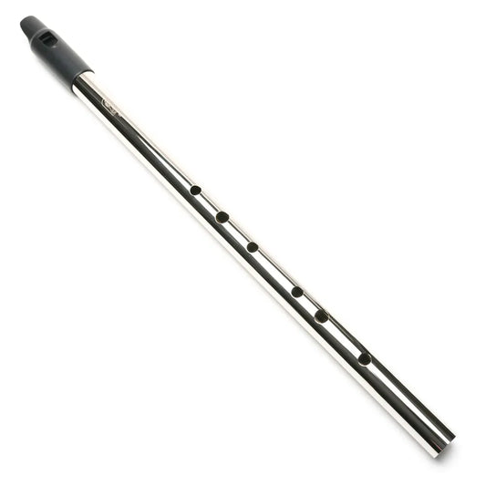 Howard Low D Whistle in Polished Nickel with Carry Case