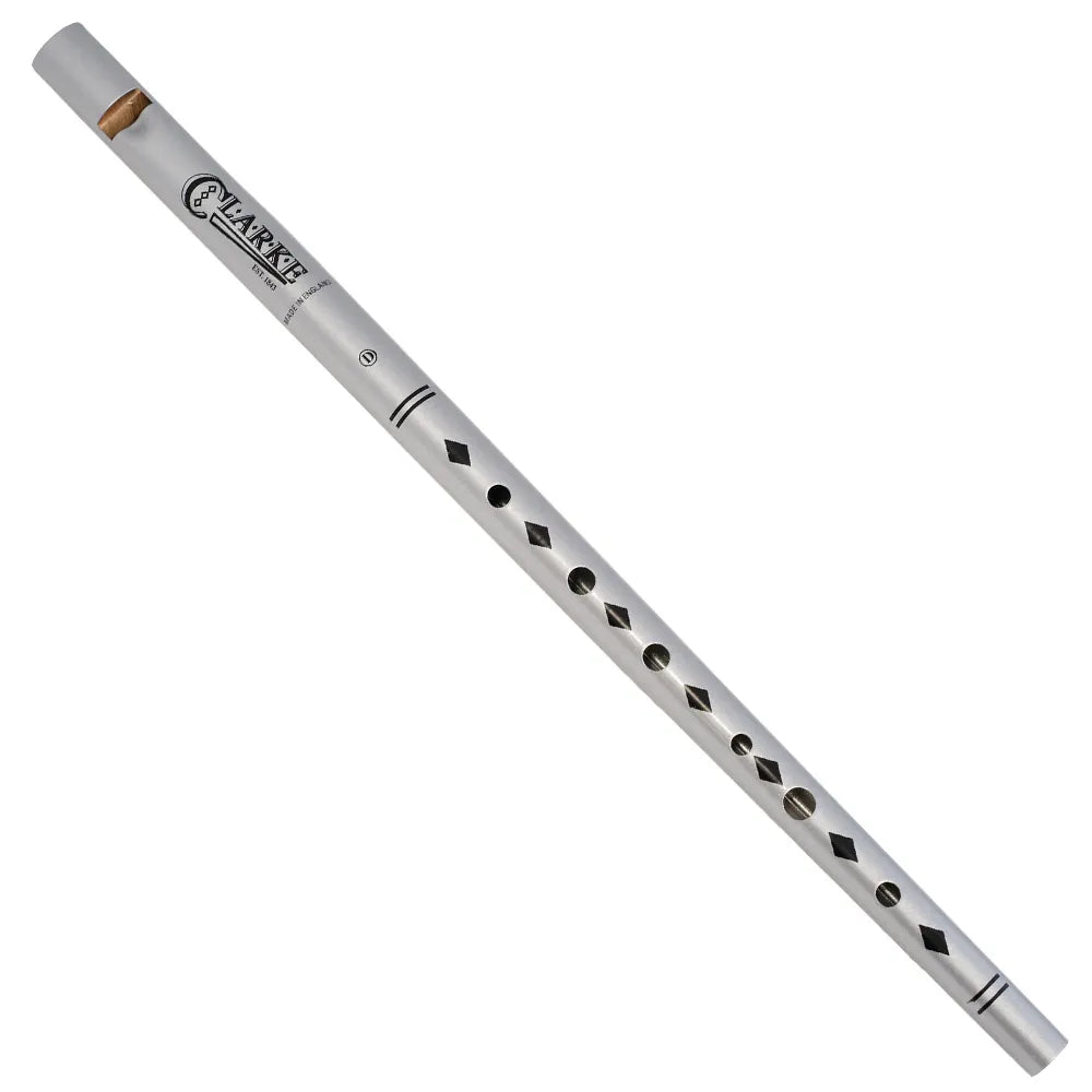 Clarke Original Penny Whistle Natural D with Tune Sheet, Handmade in England