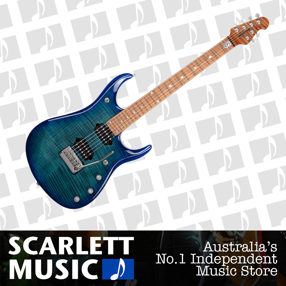 Ernie Ball Music Man JP15 Cerulean Paradise Electric Guitar — view 2