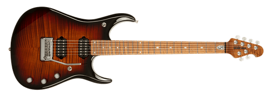 Music Man by Ernie Ball JP15 Vintage Electric Guitar Tiger Eye Flamed Top
