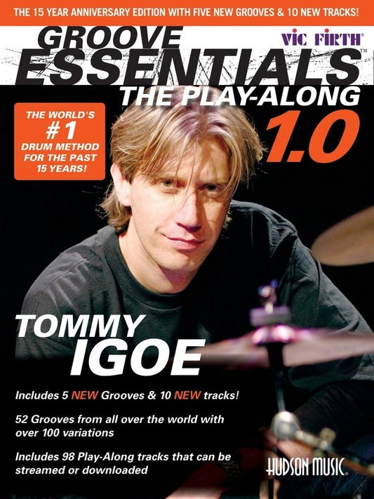 Groove Essentials 1.0 Playalong — Drums, Book/Online Audio (Hudson Music)