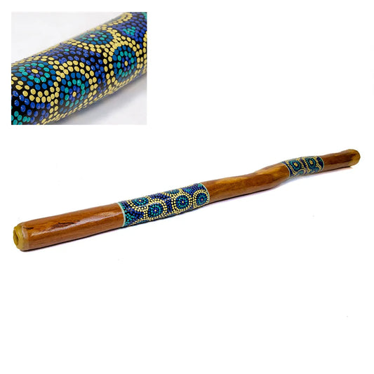 Hand-Painted Australian Didgeridoo (Bloodwood/Stringybark) 0.9m-1.0m