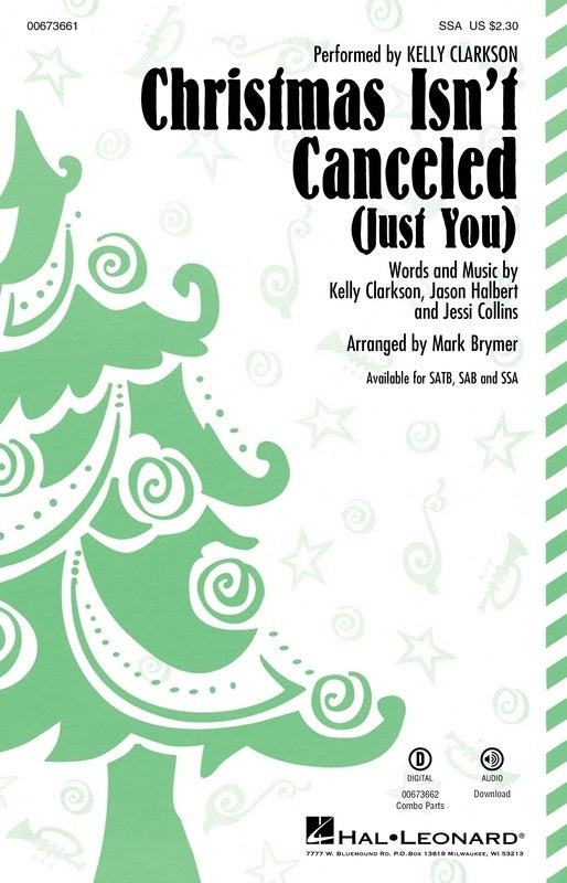 Christmas Isnt Canceled (Just You) Ssa Octavo