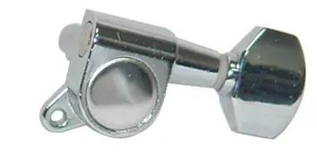Dr Parts 674 Machine Head Set Singles 6-in-Line Chrome Die-Cast