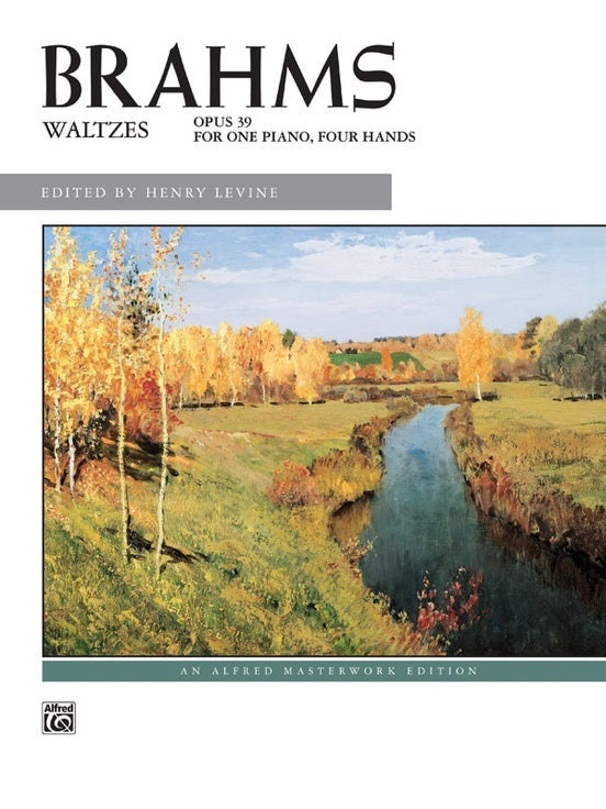Brahms Waltzes Op 39 Sheet Music for Piano Duet