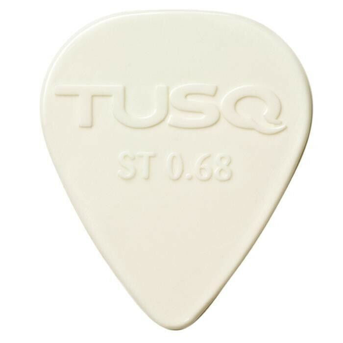 10 x GRAPH TECH Tusq Guitar Picks Bright Tone White 0.68mm Gauge